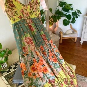 Bluebell Maxi Dress in Warm Combo
